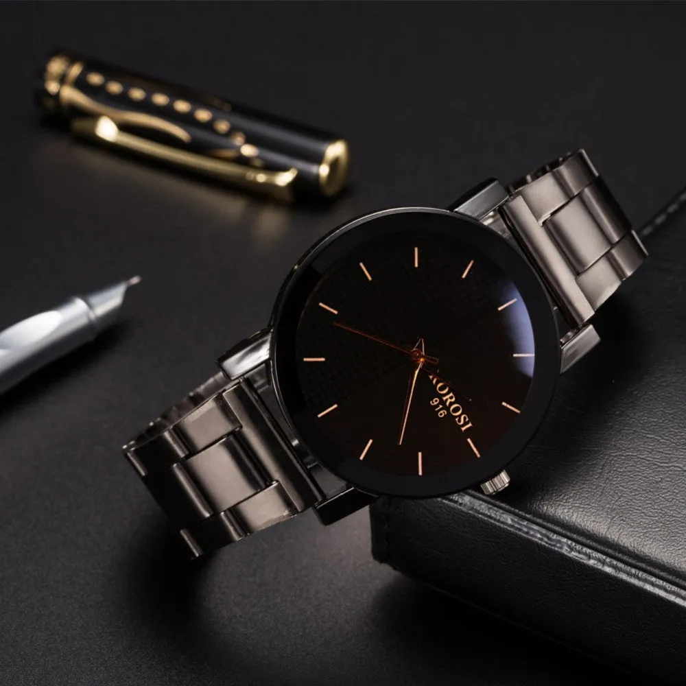 New Fashion Watch Men Top Brand Luxury Famous Wristwatch Male Clock Quartz Wrist Watch Casual Quartz-watch