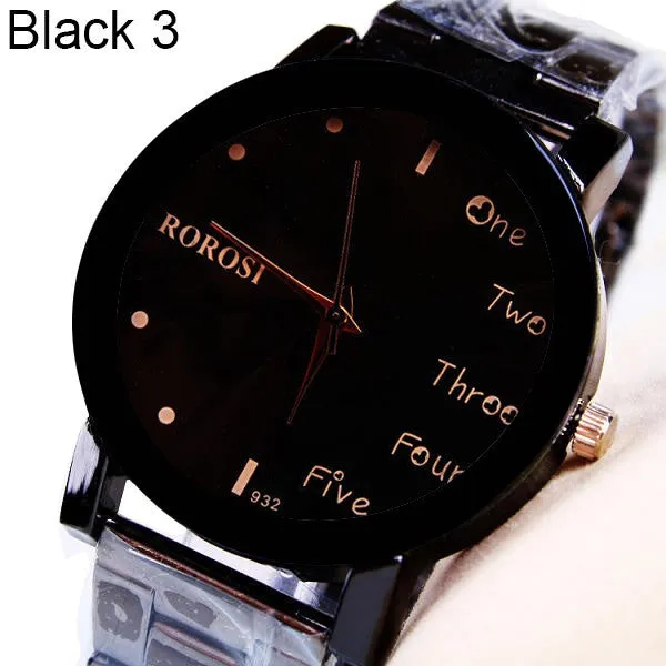 New Fashion Watch Men Top Brand Luxury Famous Wristwatch Male Clock Quartz Wrist Watch Casual Quartz-watch