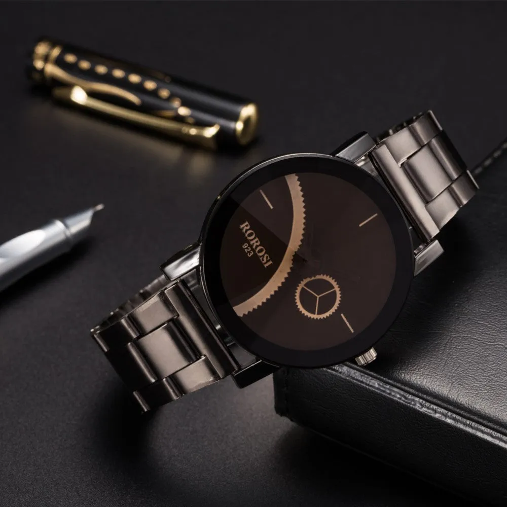 New Fashion Watch Men Top Brand Luxury Famous Wristwatch Male Clock Quartz Wrist Watch Casual Quartz-watch