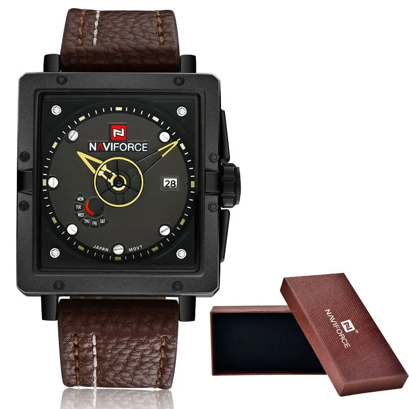 New NAVIFORCE Fashion Watches Men Luxury Brand Men's Quartz Watch Date Waterproof Sport Man Clock Army Military Wrist Watch