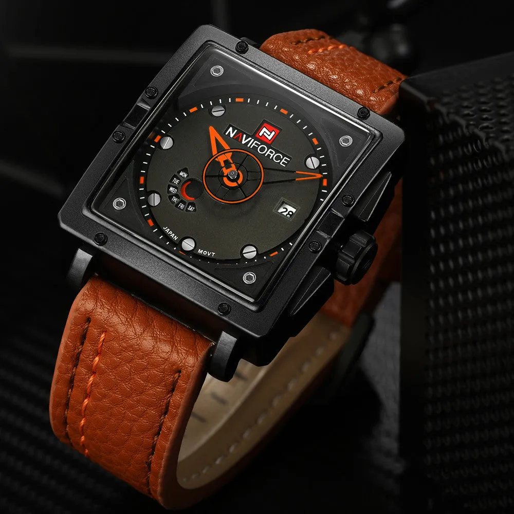 New NAVIFORCE Fashion Watches Men Luxury Brand Men's Quartz Watch Date Waterproof Sport Man Clock Army Military Wrist Watch
