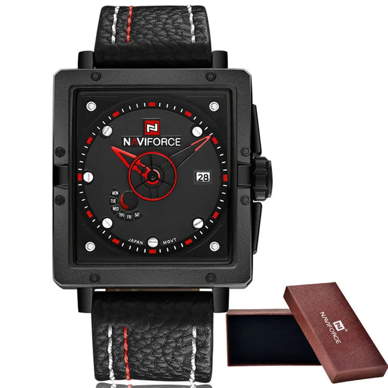 New NAVIFORCE Fashion Watches Men Luxury Brand Men's Quartz Watch Date Waterproof Sport Man Clock Army Military Wrist Watch
