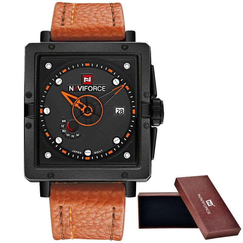 New NAVIFORCE Fashion Watches Men Luxury Brand Men's Quartz Watch Date Waterproof Sport Man Clock Army Military Wrist Watch
