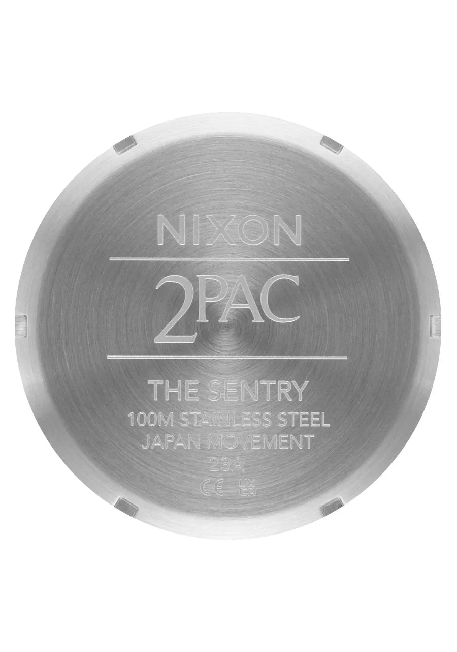 Nixon x 2PAC Sentry Stainless Steel Watch