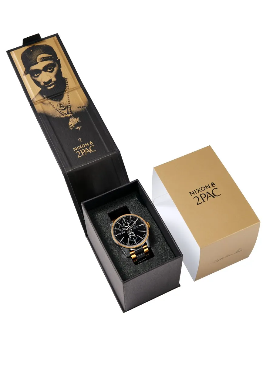 Nixon x 2PAC Sentry Stainless Steel Watch