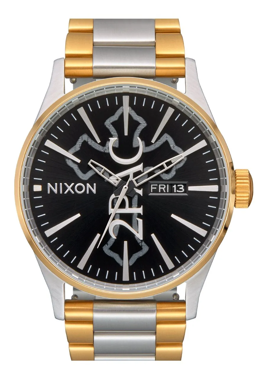 Nixon x 2PAC Sentry Stainless Steel Watch