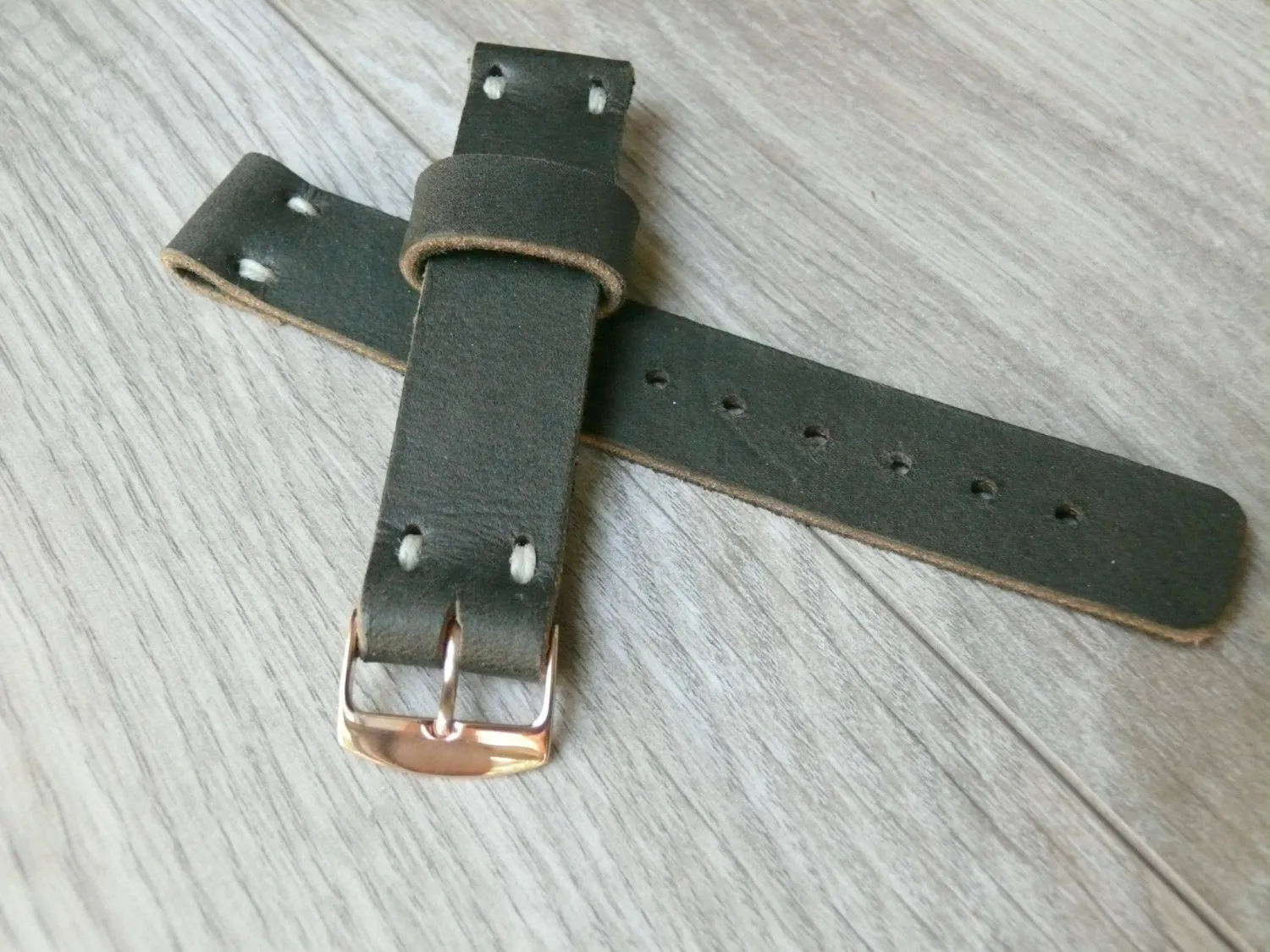 Nokia Steel Handmade leather watch strap hand crafted genuine leather watch strap 22mm dark brown leather strap 22mm watch strap watch band