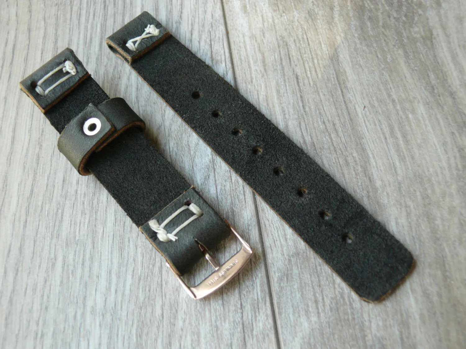 Nokia Steel Handmade leather watch strap hand crafted genuine leather watch strap 22mm dark brown leather strap 22mm watch strap watch band