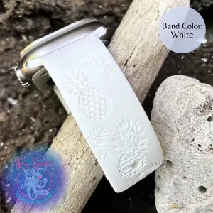 Pineapple - Laser Engraved Silicone Watch Band - Apple Watch Compatible