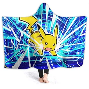 Pokemon Wearable Throw Hooded Blanket