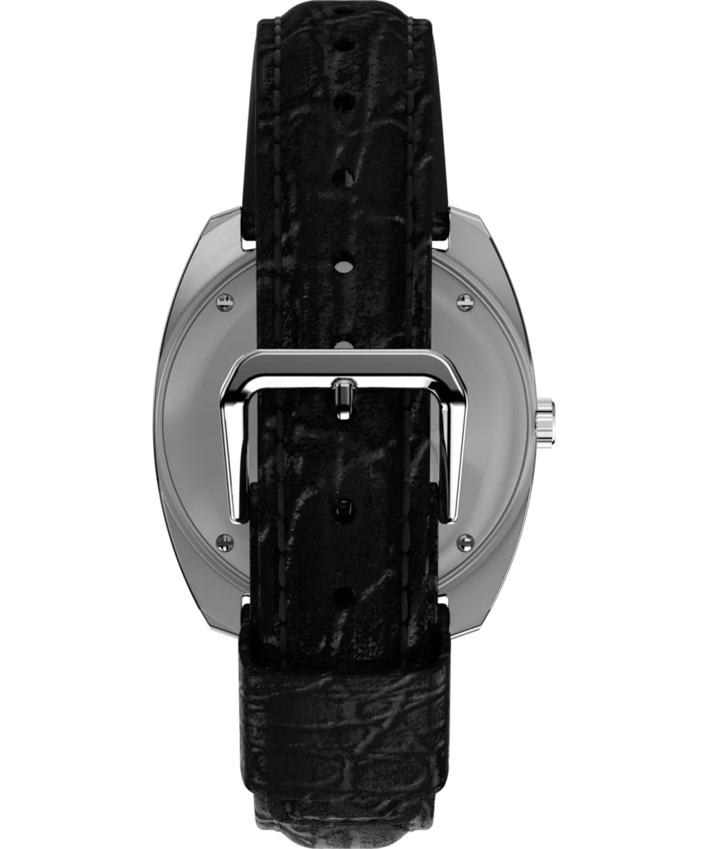 Q Timex 1978 Day/Date 37.5mm Leather Strap Watch