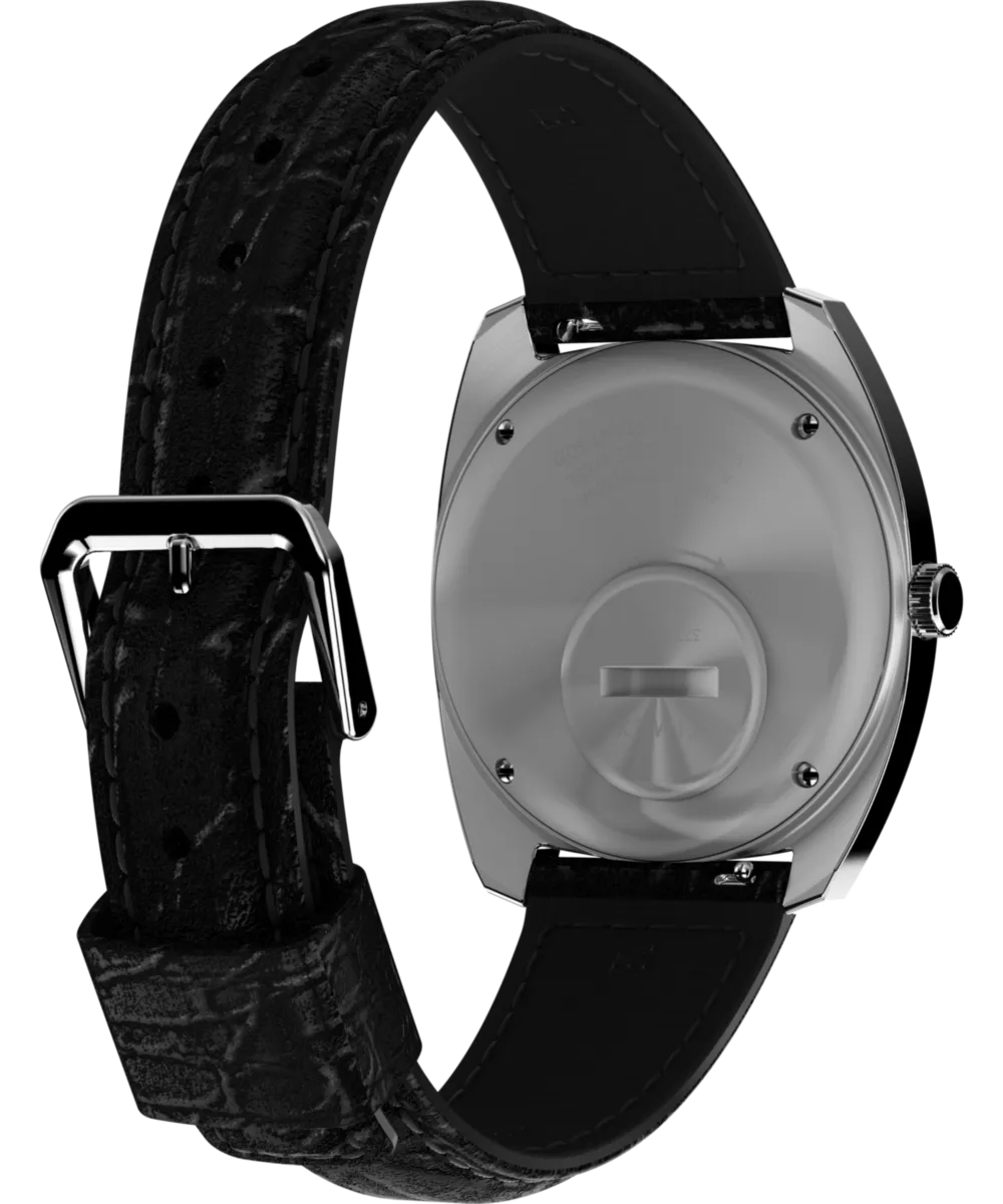Q Timex 1978 Day/Date 37.5mm Leather Strap Watch