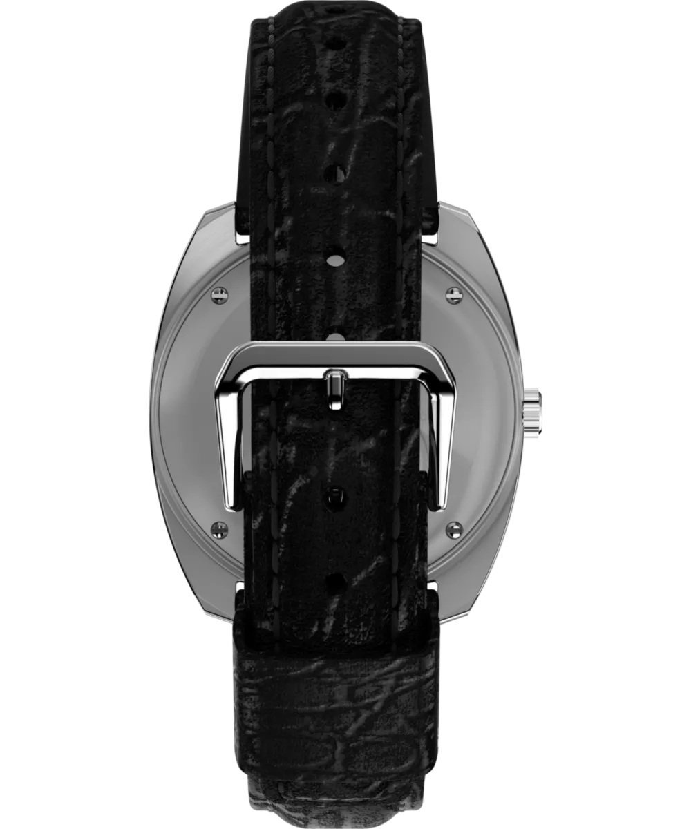 Q Timex 1978 Day/Date 37.5mm Leather Strap Watch