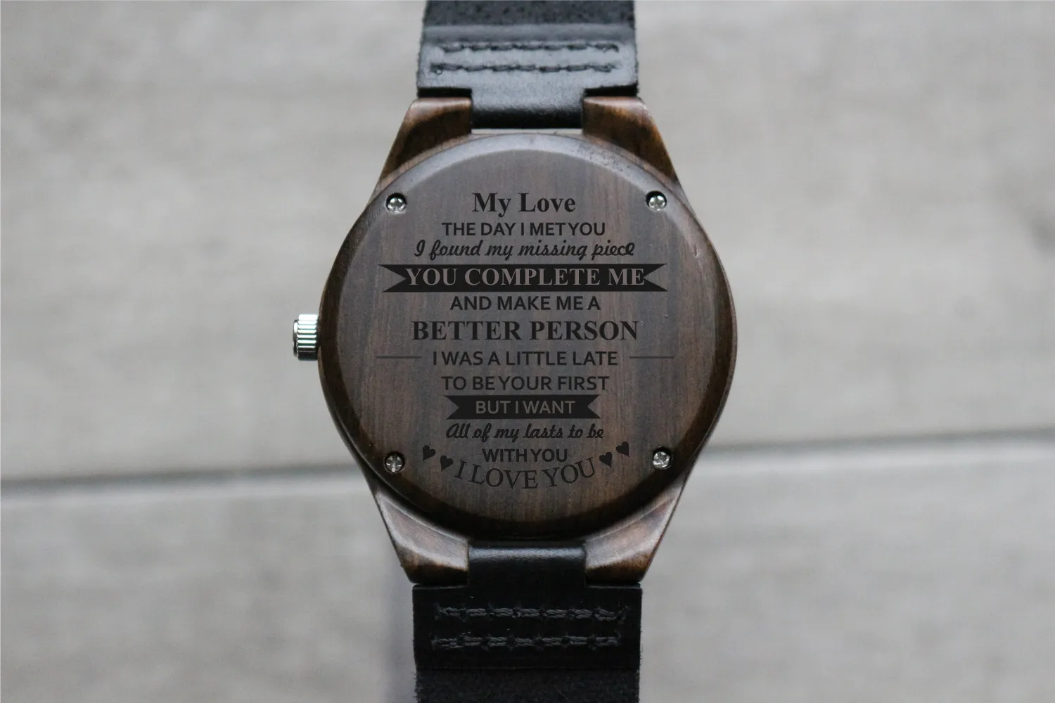 "All My Lasts" - Wood Watch | The Christopher
