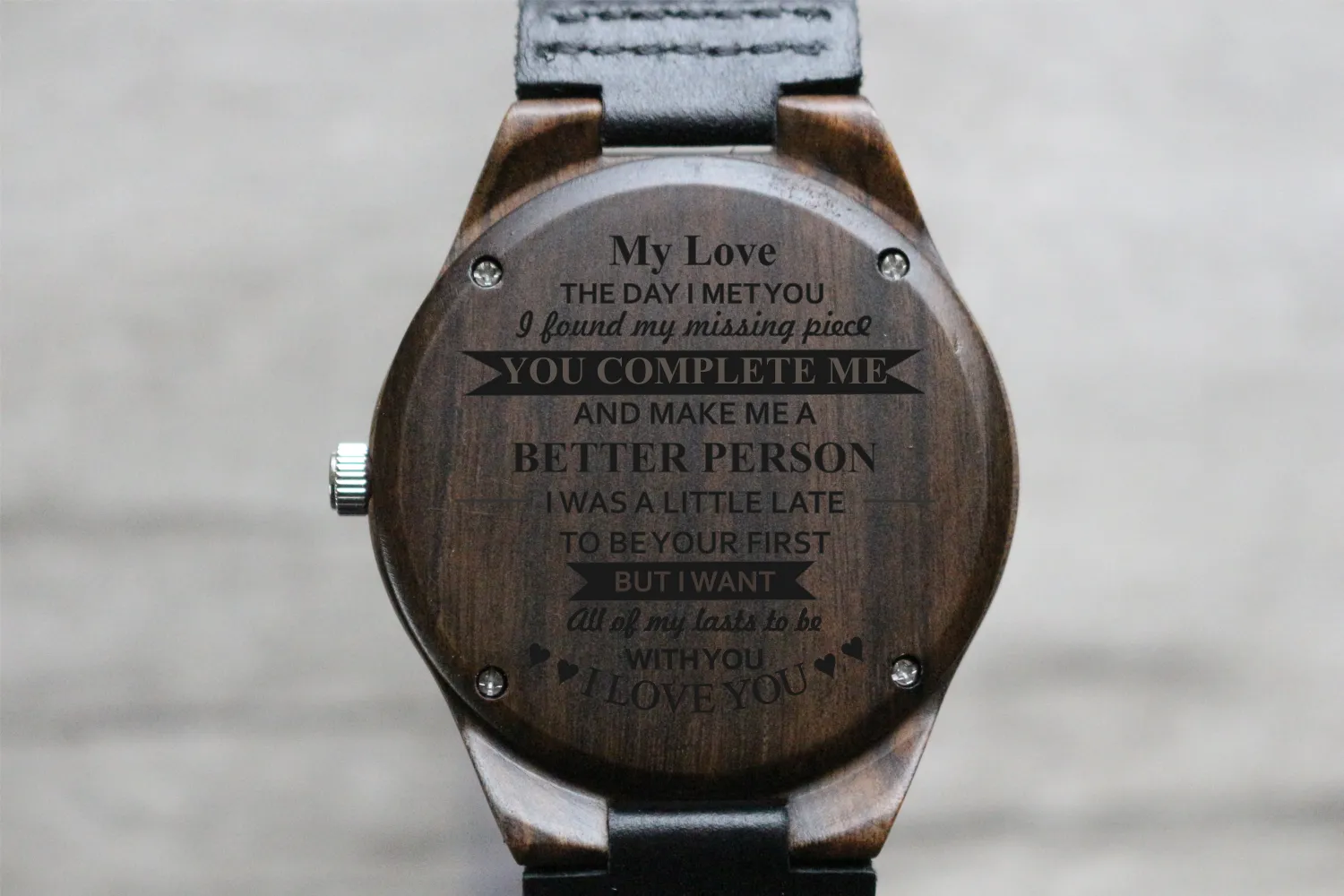 "All My Lasts" - Wood Watch | The Christopher