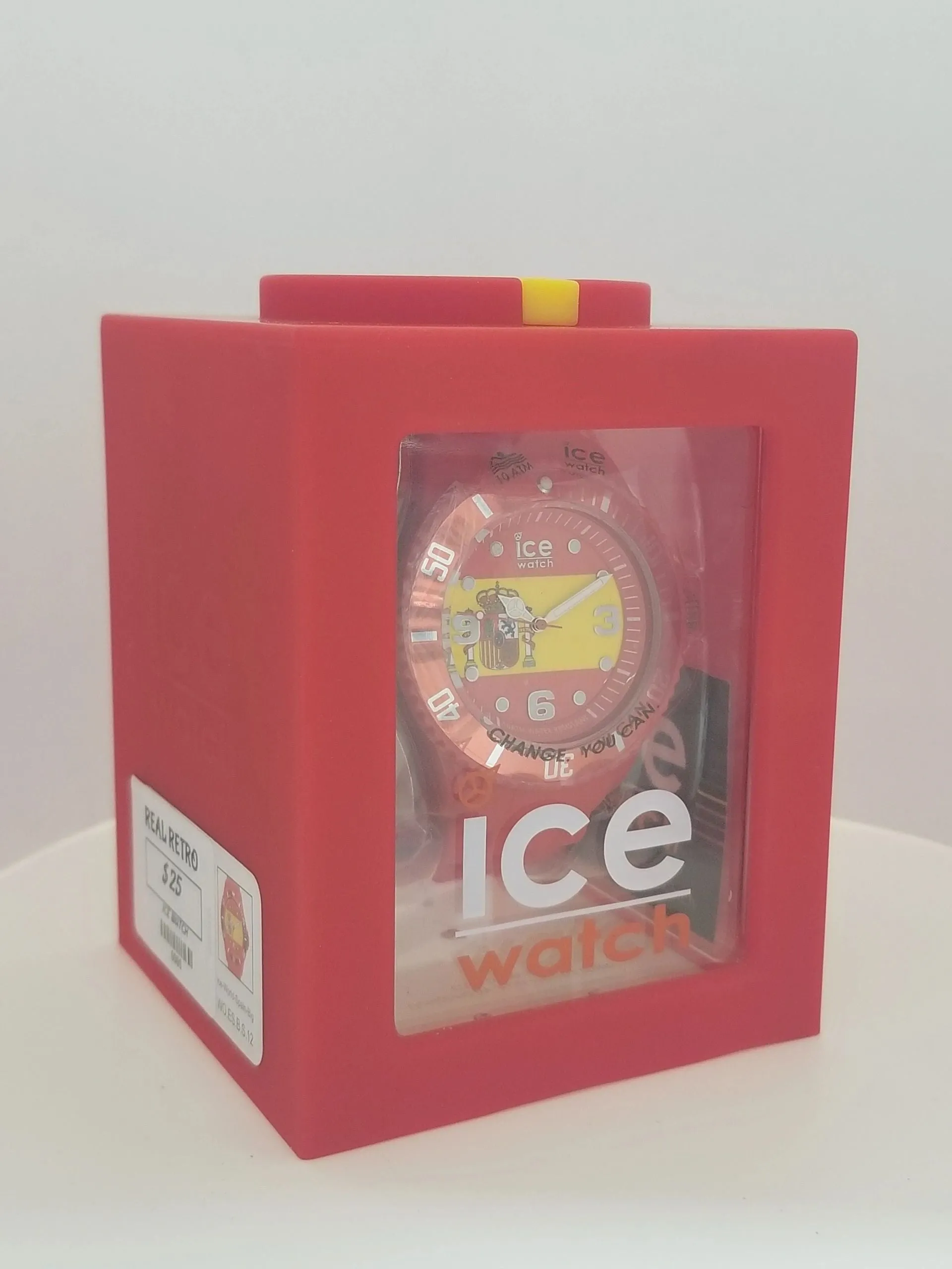 Red ICE Watch w/ Spanish Flag Face
