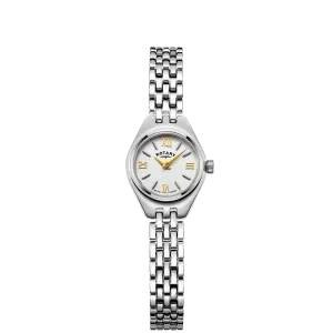 Rotary Ladies Steel Mini Traditional Cocktail Bracelet Watch