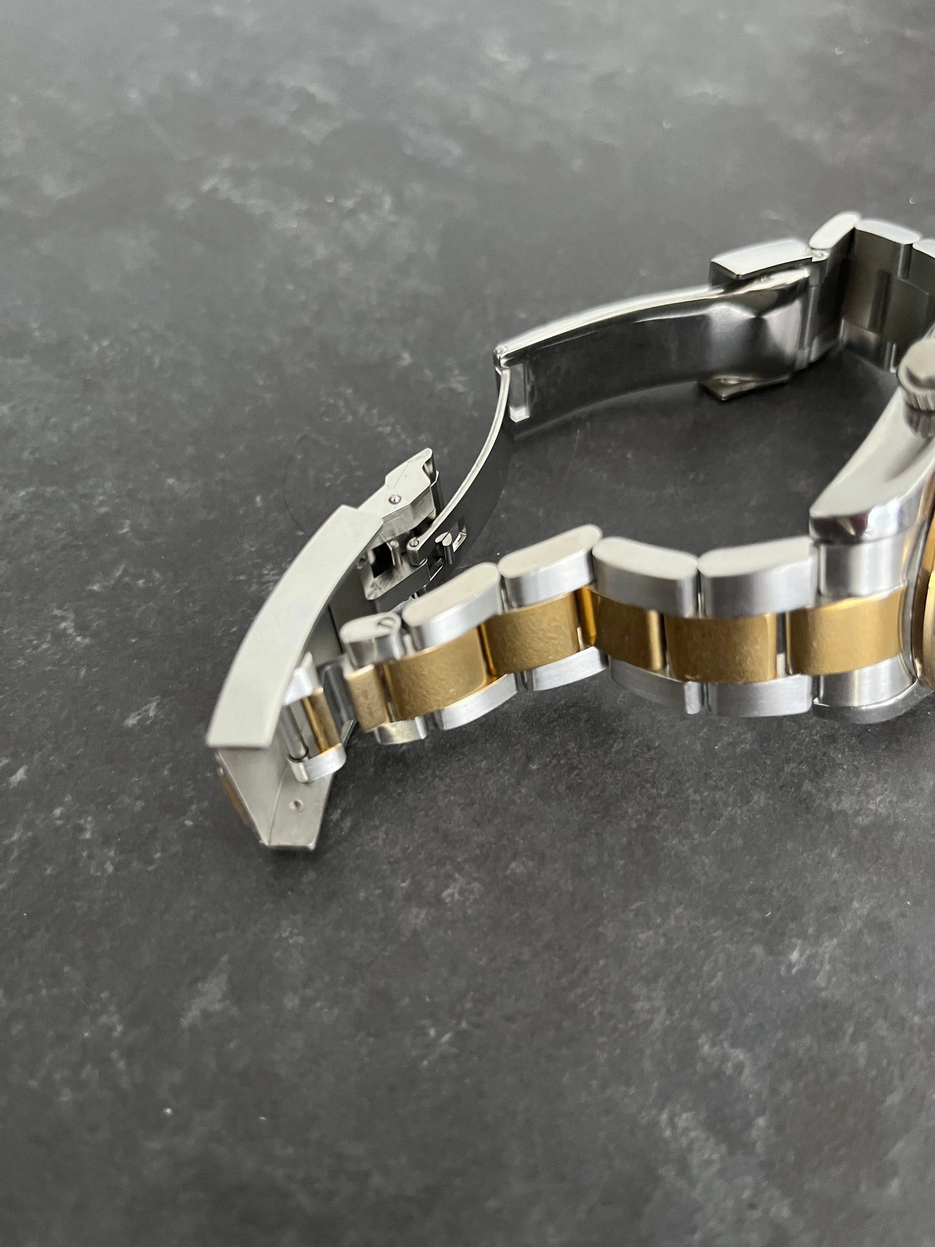 Seiko Mod - 40mm Daytona Two Tone (Steel & Gold)