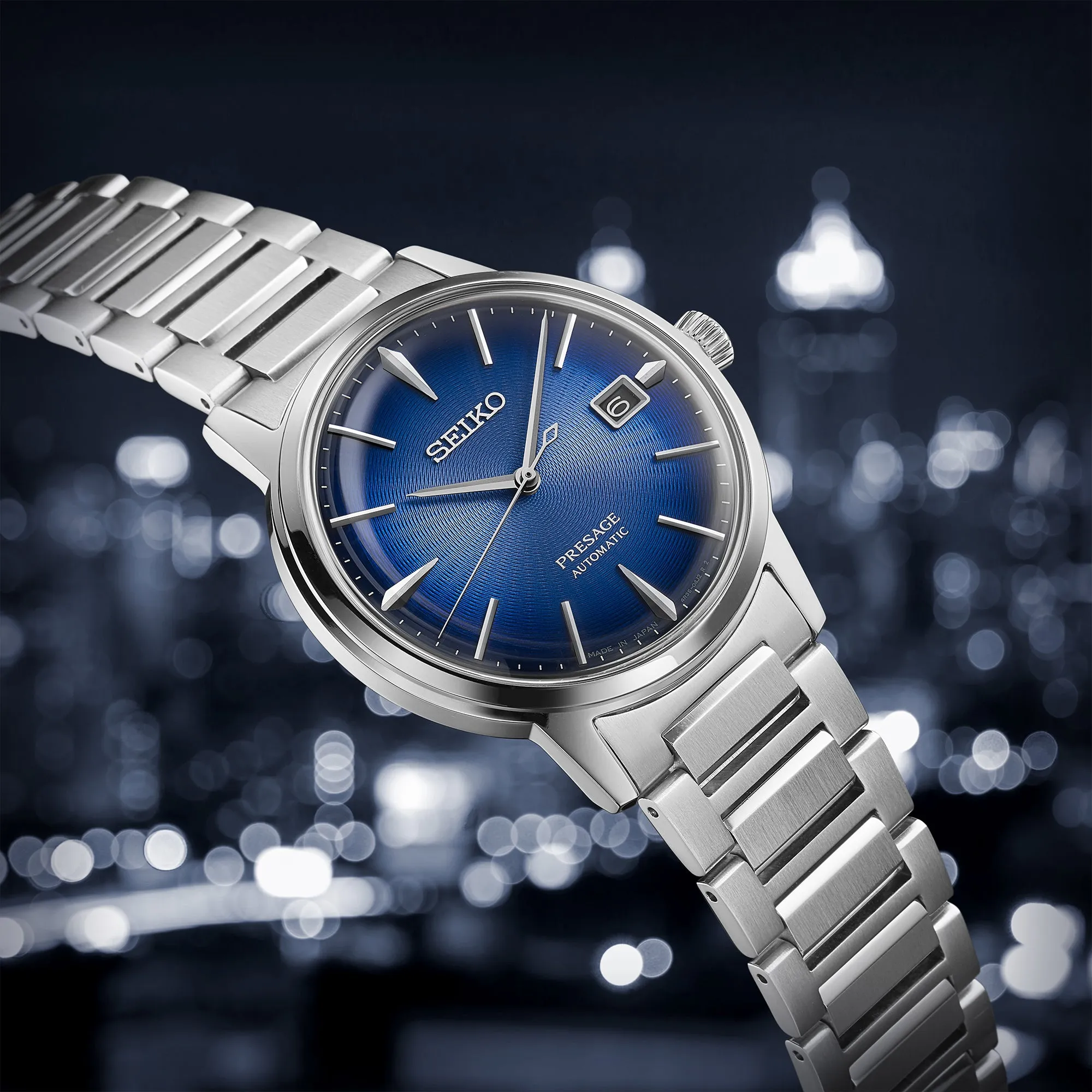 Seiko Presage 39.5mm - 'The Aviation' Cocktail Time