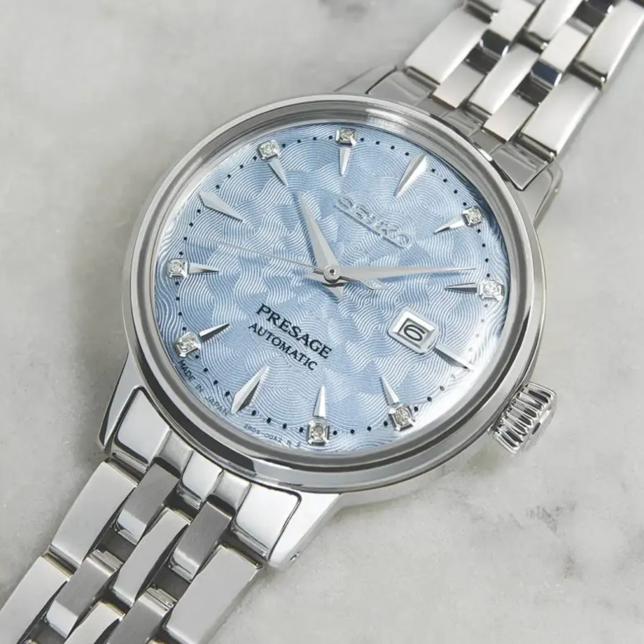Seiko - SRE007J Presage Cocktail Time ‘Skydiving’ Diamond Twist Automatic Watch