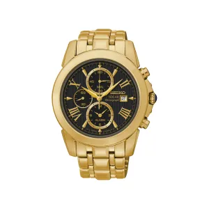 Seiko - SSC196P-9 Gold Le Grand Sport Mens Solar Watch
