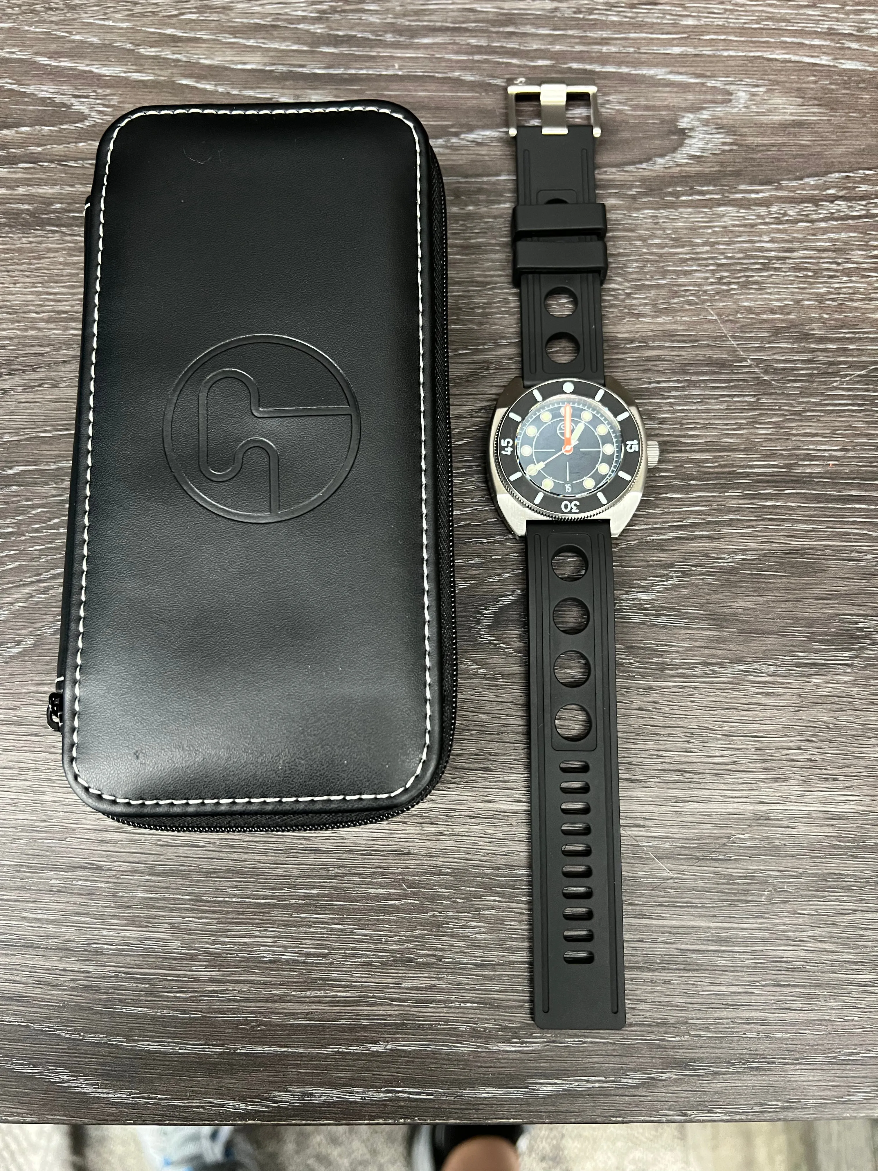 Serge Watch Co. Model 2 Black Dial Watch