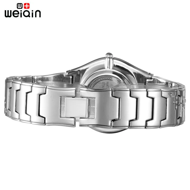 Silver Women Watches Luxury High Quality Water Resistant Montre Femme Stainless Steel Dress Woman Wrist Watches