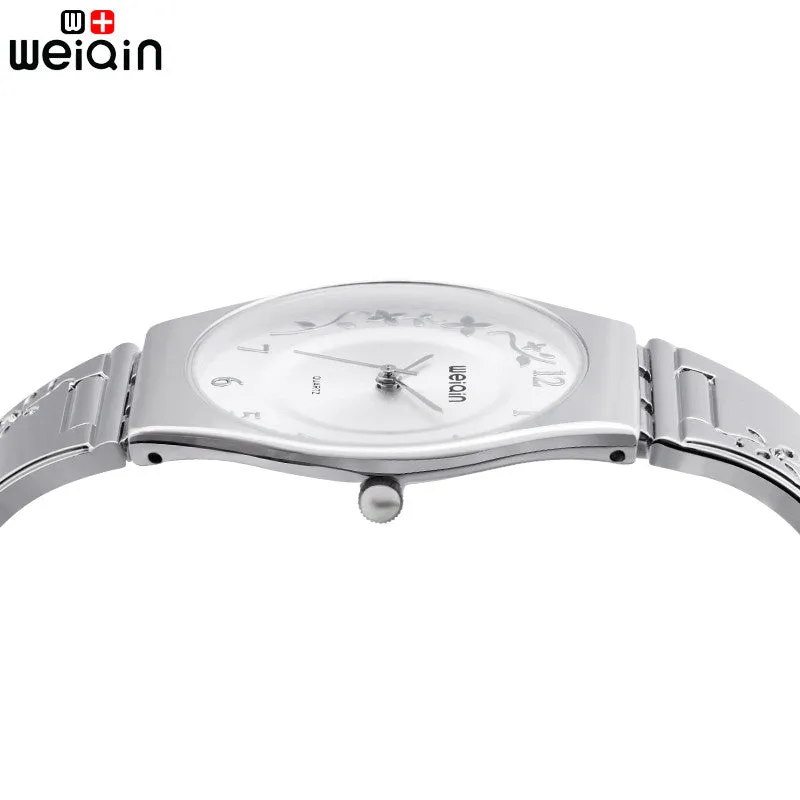 Silver Women Watches Luxury High Quality Water Resistant Montre Femme Stainless Steel Dress Woman Wrist Watches