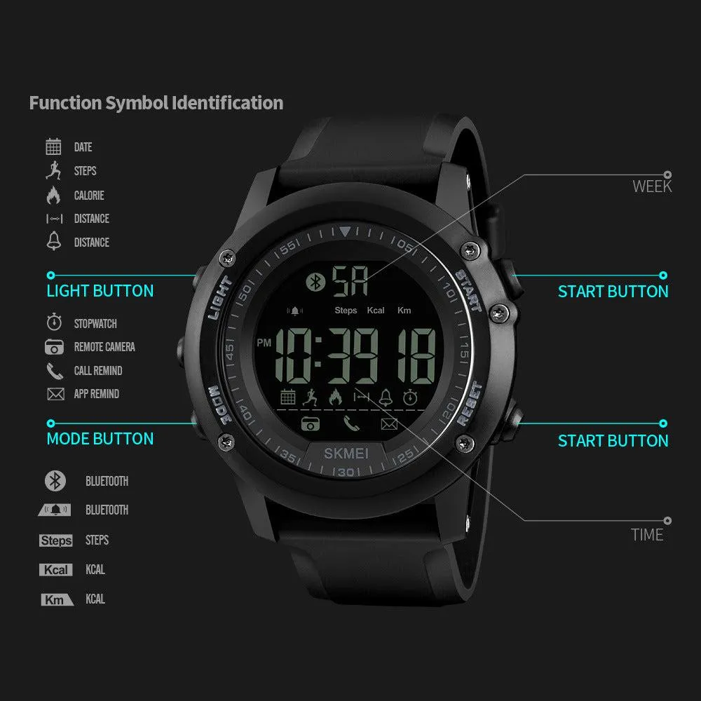 Skmei Digital Smart watch pedometer watch For Men 1321 Original