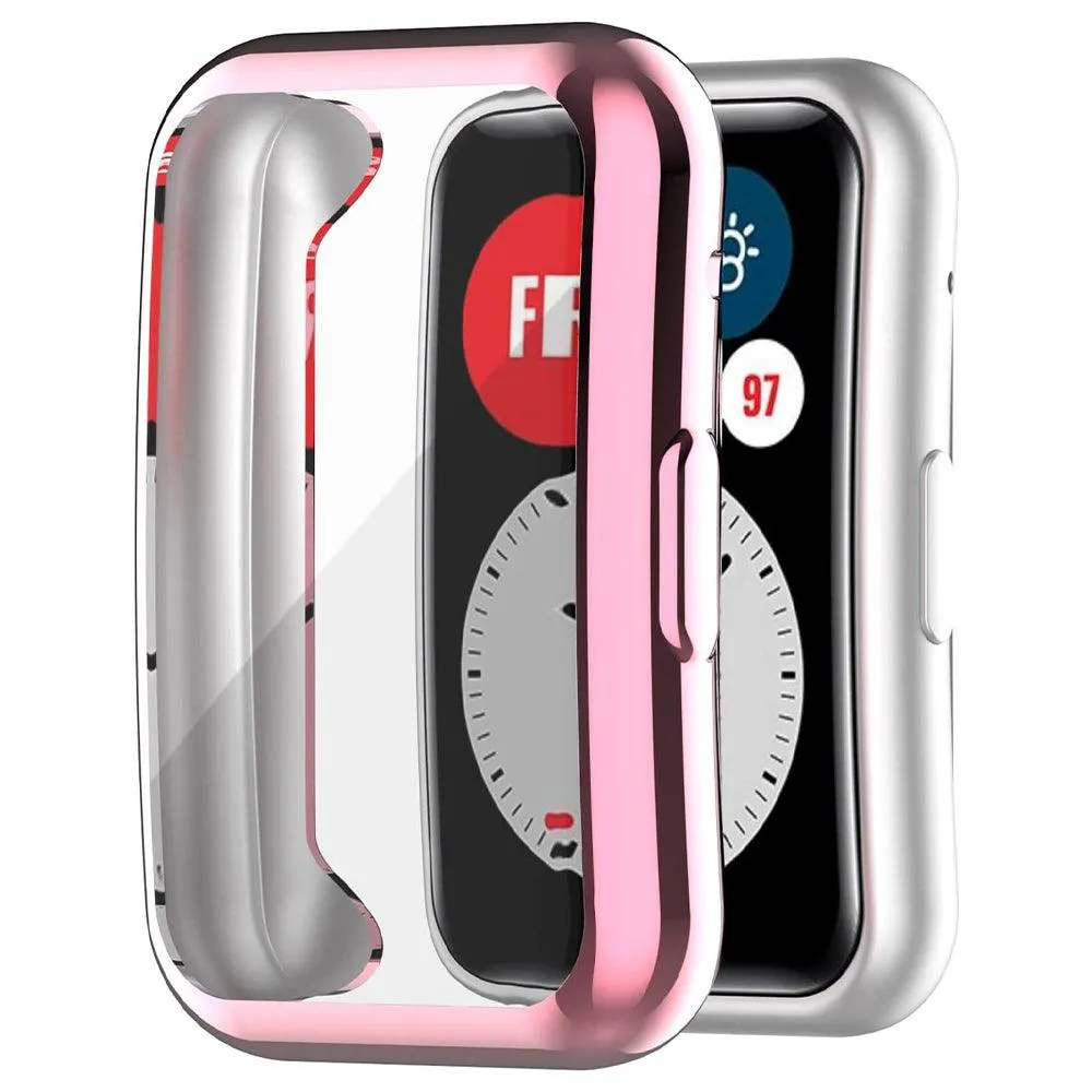 Smart Watch Silicone Full Cover With Frame Huawei Watch Fit
