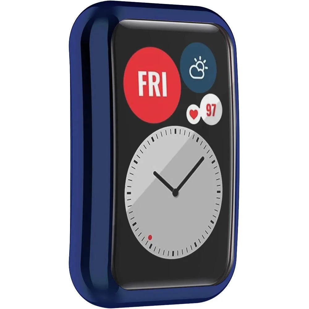 Smart Watch Silicone Full Cover With Frame Huawei Watch Fit