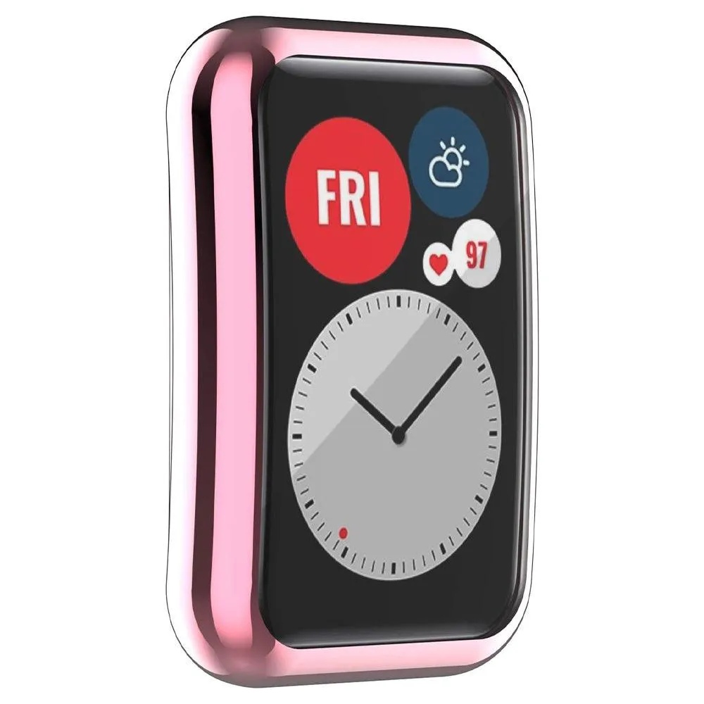 Smart Watch Silicone Full Cover With Frame Huawei Watch Fit