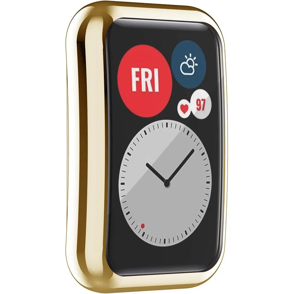 Smart Watch Silicone Full Cover With Frame Huawei Watch Fit