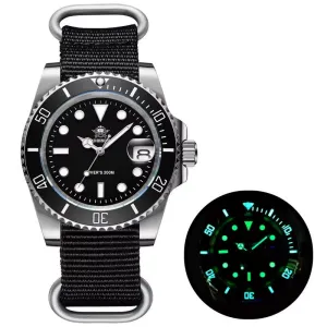 Stainless Steel Watch Men'S European and American Business Leisure Quartz Watch Waterproof Outdoor Sports Watch