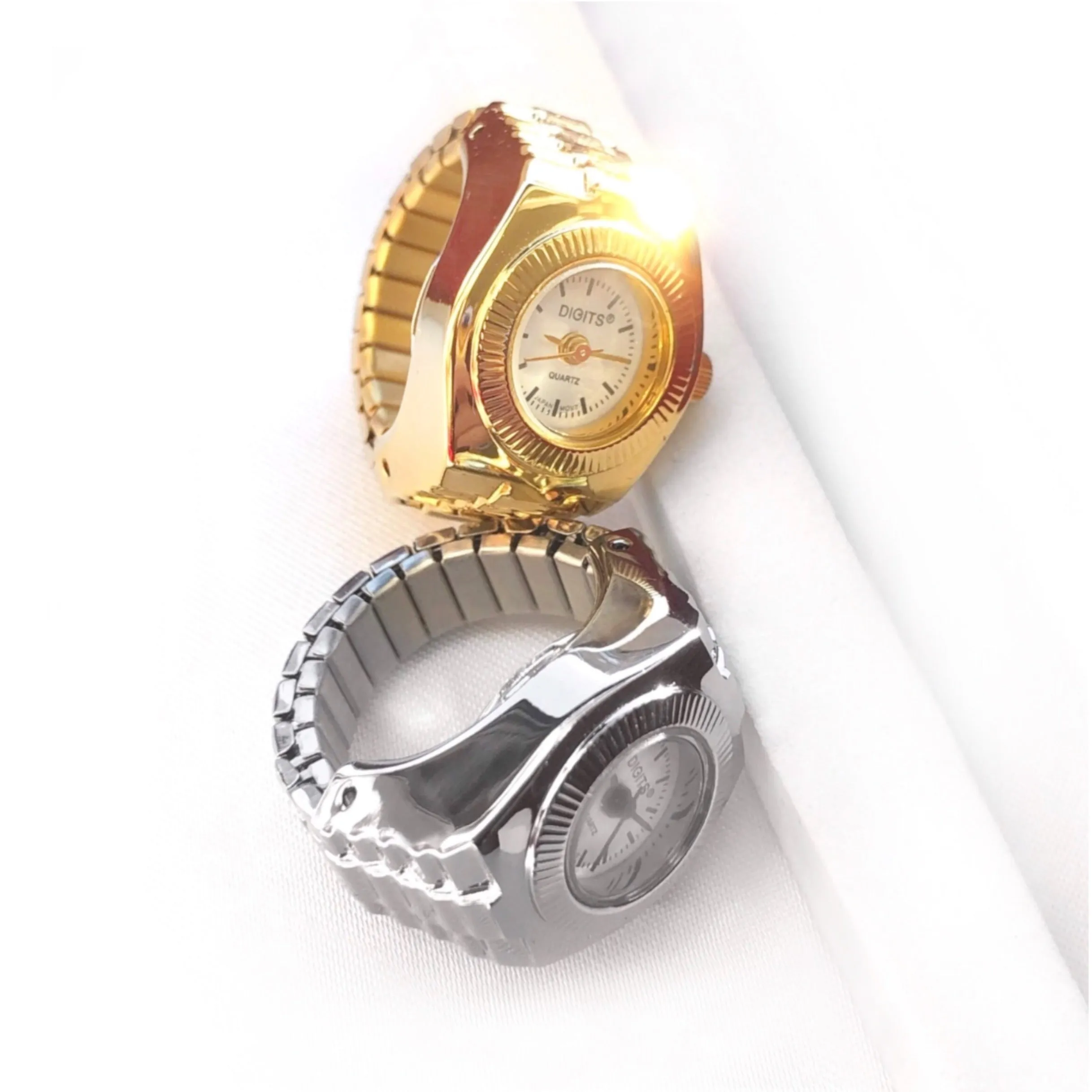 Stellar Sphere Ring Watch in Gold