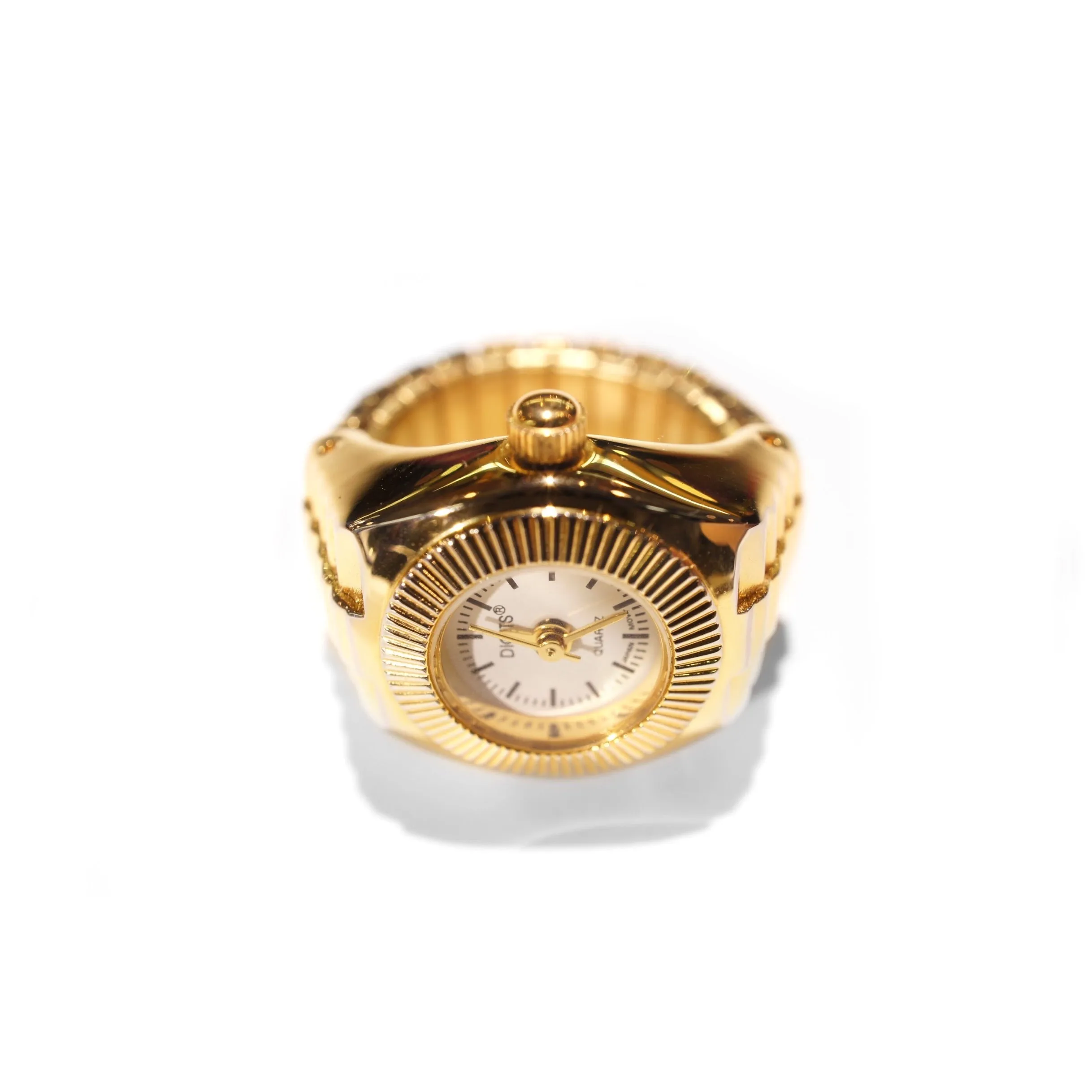 Stellar Sphere Ring Watch in Gold