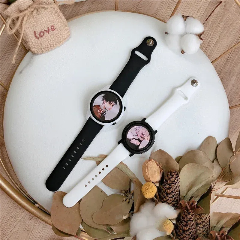 Straps For Samsung Galaxy watch 6/5/pro/4 Classic Silicone bracelet Huawei watch GT 4-2-2e-3-3 pro 41mm 46mm18mm 20mm 22mm band