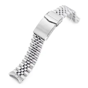 Super-J Louis JUB for Seiko 5 Sports 40mm V-Clasp, Brushed with Polished Center