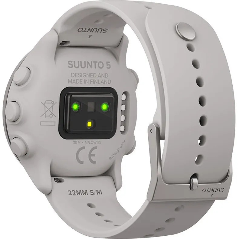 Suunto 5 Peak Smart Watch Heart Rate/1.1"LED Display/GPS/Sleep Monitor Ridge Sand