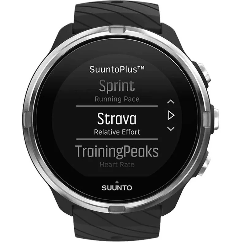 Suunto 9 Smart Watch Heart Rate/GPS/1.3"LED Display Black Stainless Steel Body