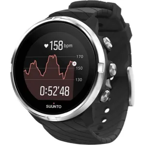 Suunto 9 Smart Watch Heart Rate/GPS/1.3"LED Display Black Stainless Steel Body