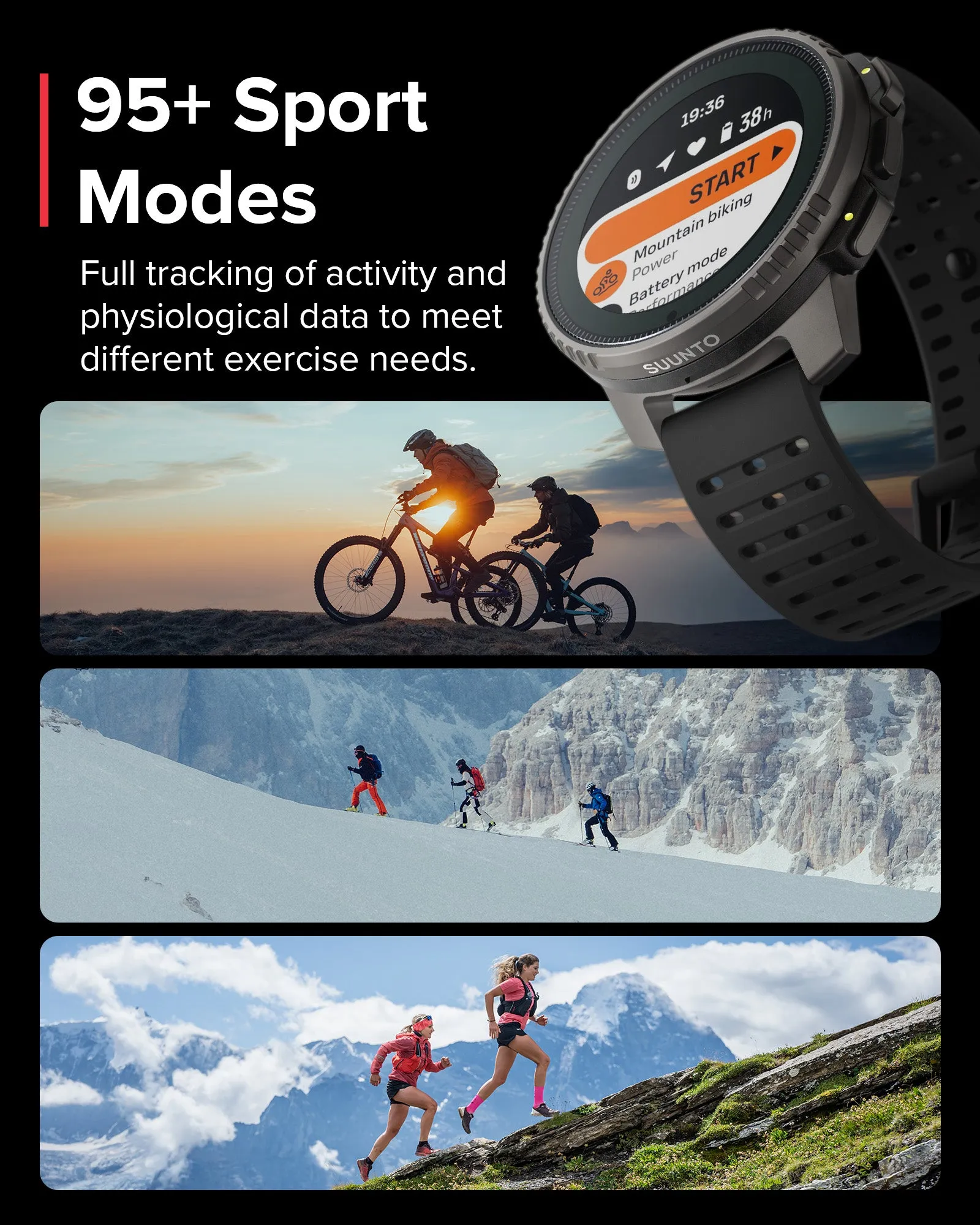 SUUNTO VERTICAL Titanium Solar Black