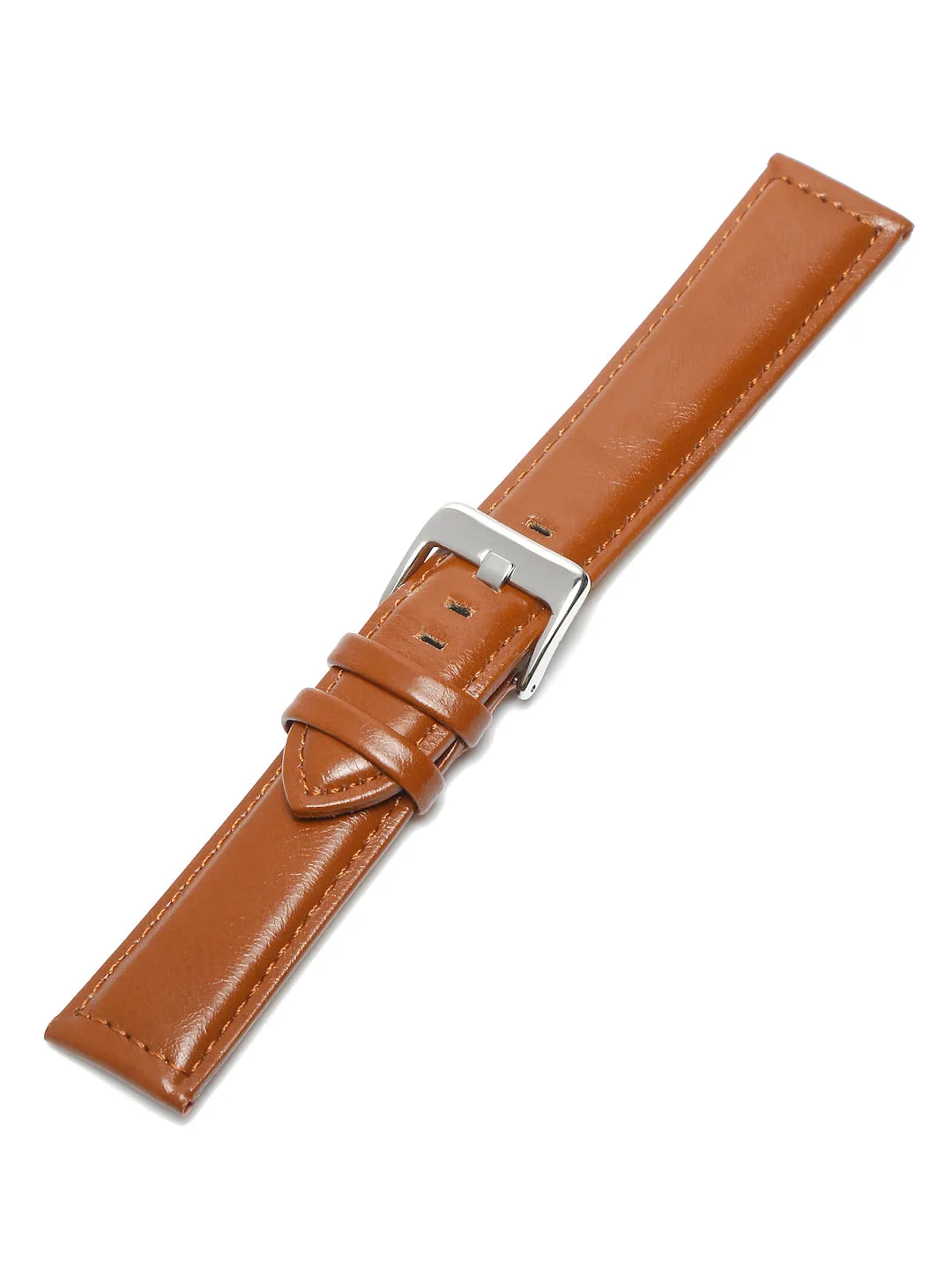 Teakwood Tan Leather Casual 22 MM Watch Strap