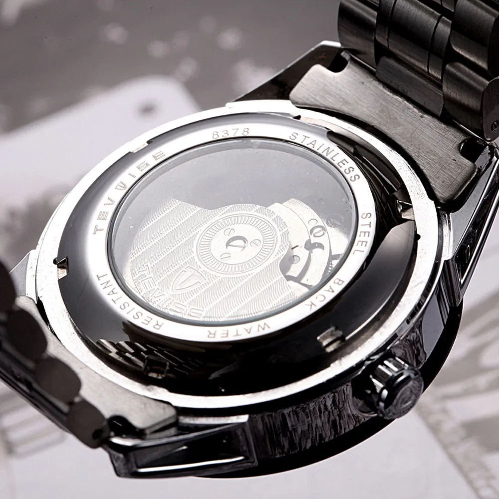 TEVISE Mens Watches Top Brand Luxury Men's Automatic Mechanical Watch Fashion Sport Clock Men Wrist Watch Relogio Masculino