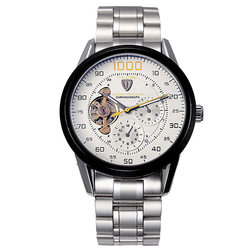TEVISE Mens Watches Top Brand Luxury Men's Automatic Mechanical Watch Fashion Sport Clock Men Wrist Watch Relogio Masculino