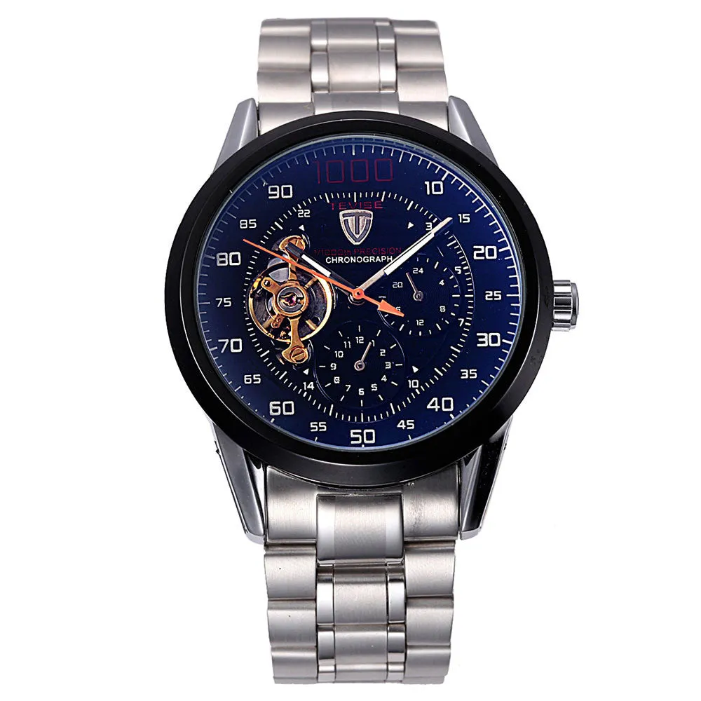 TEVISE Mens Watches Top Brand Luxury Men's Automatic Mechanical Watch Fashion Sport Clock Men Wrist Watch Relogio Masculino