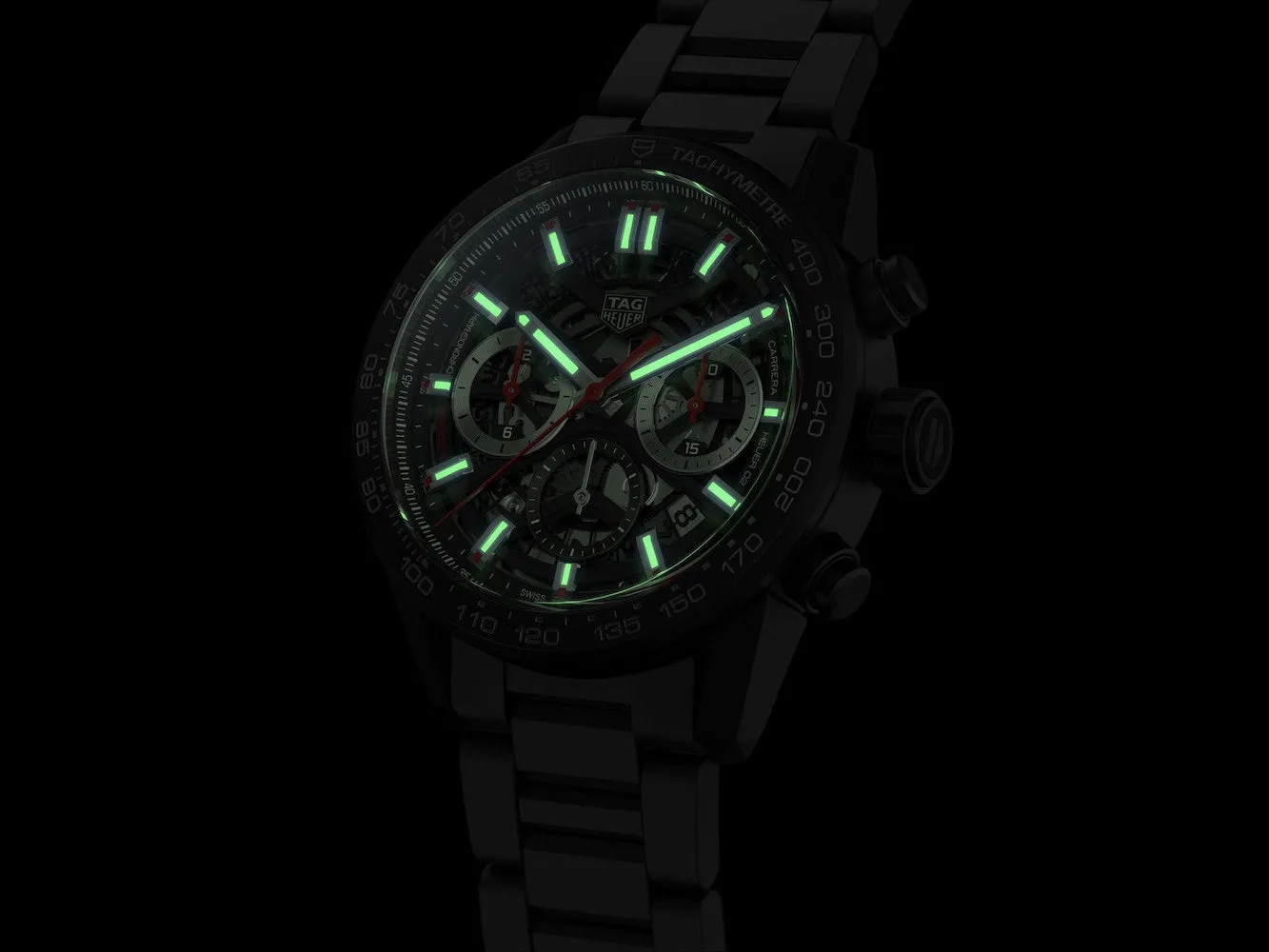 TH Watch Carrera AutoMTic Chronograph Calibre Heuer 2