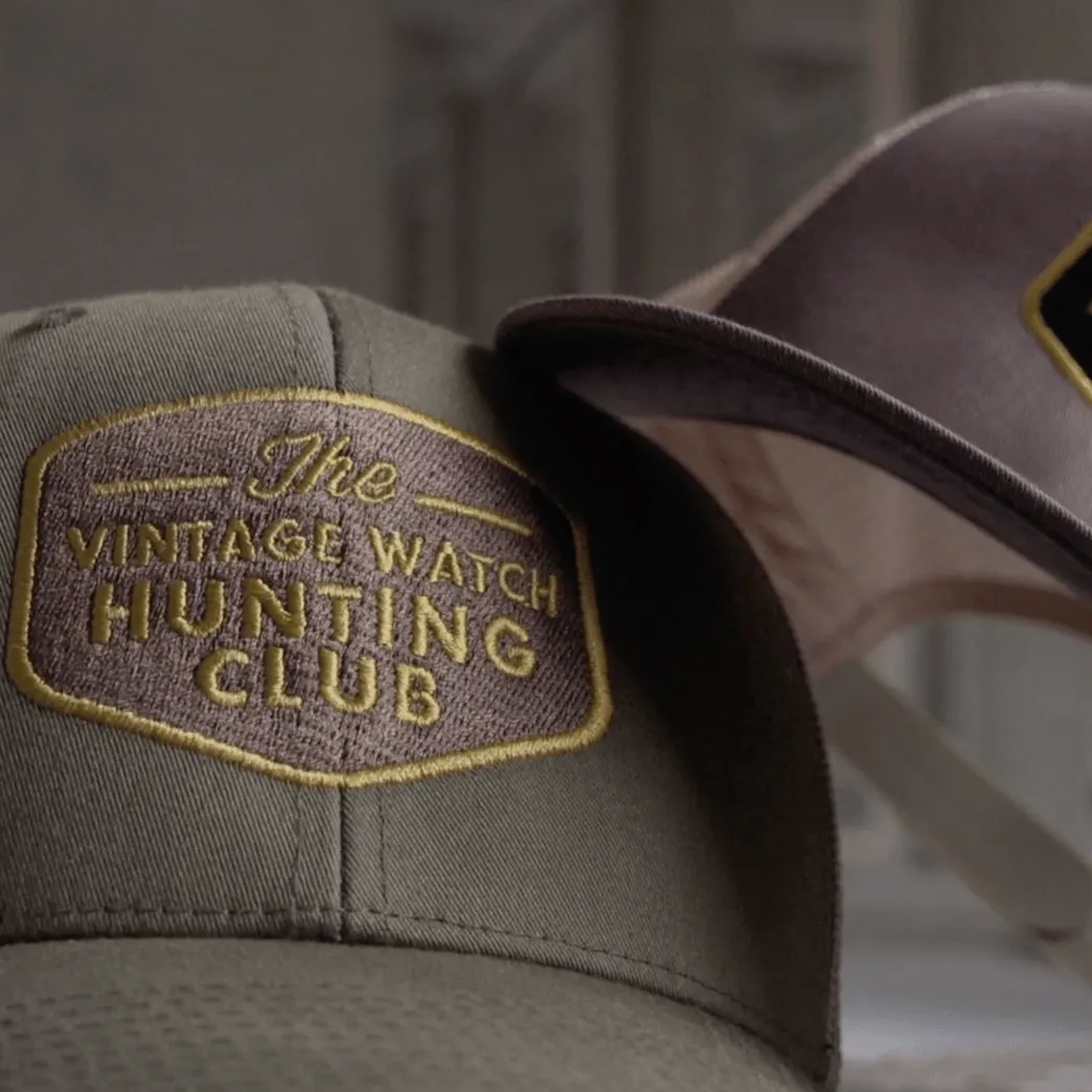 The Vintage Watch Hunting Club Green Ballcap