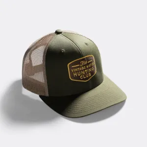 The Vintage Watch Hunting Club Green Ballcap