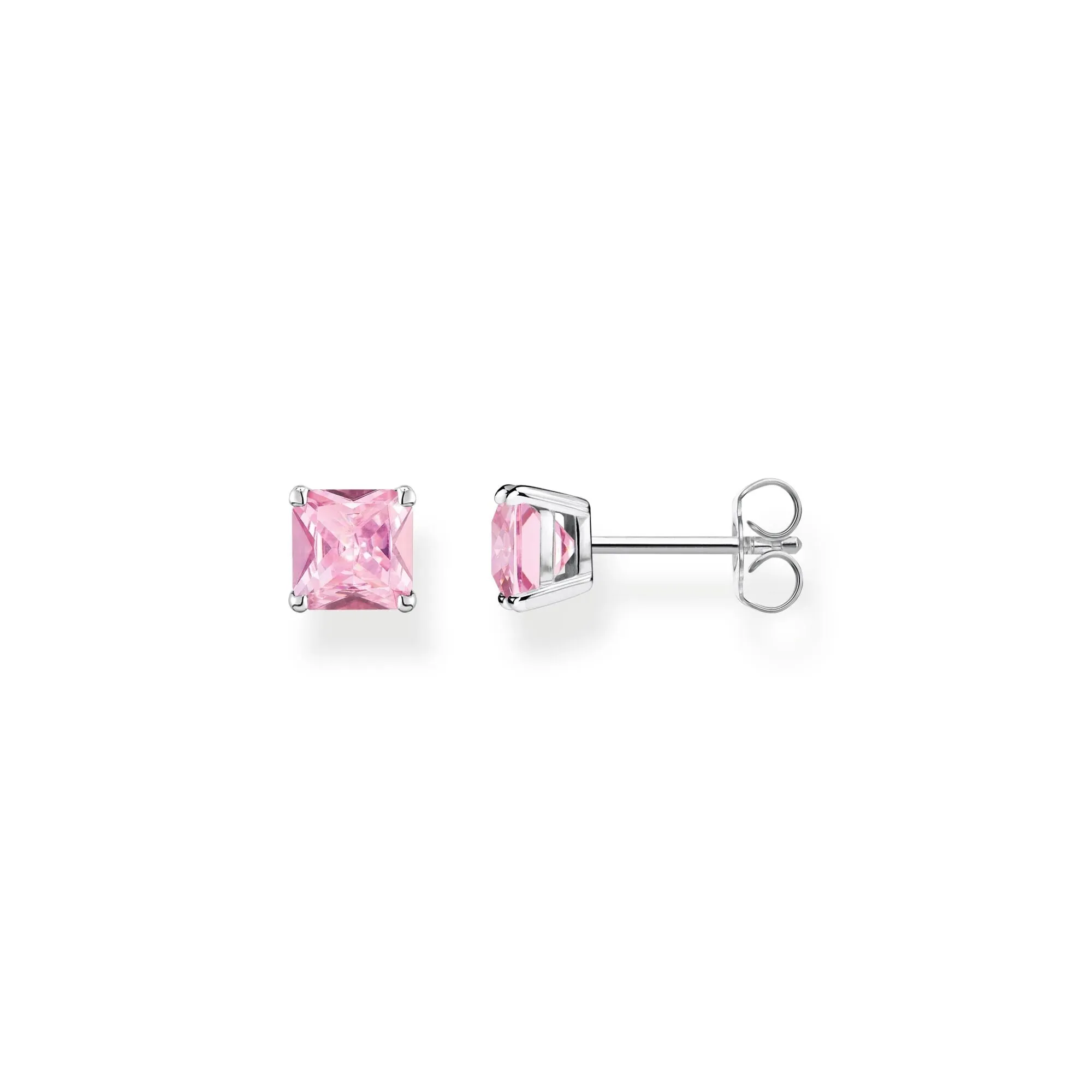 THOMAS SABO Heritage Pink Stone Stud Earrings